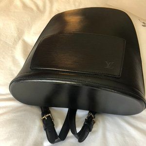 Louis Vuitton backpack - Black - 13 1/2"h x 11"w x 5"d. Authenticated!